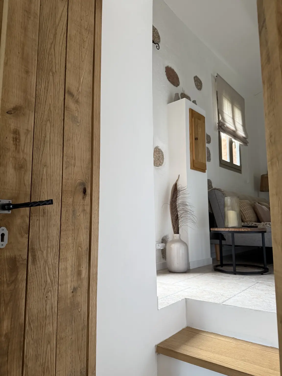 Détail de l’intérieur chaleureux de la Bergerie